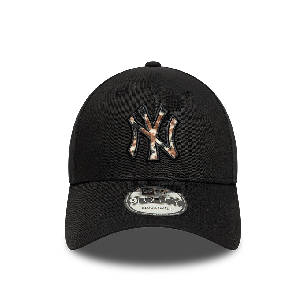 Casquette 9FORTY New York Yankees MLB Faux Pony Infill noir NEW ERA
