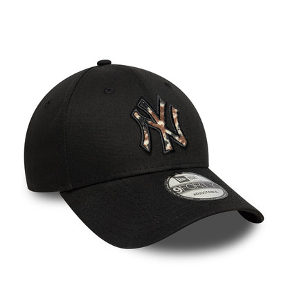Casquette 9FORTY New York Yankees MLB Faux Pony Infill noir NEW ERA