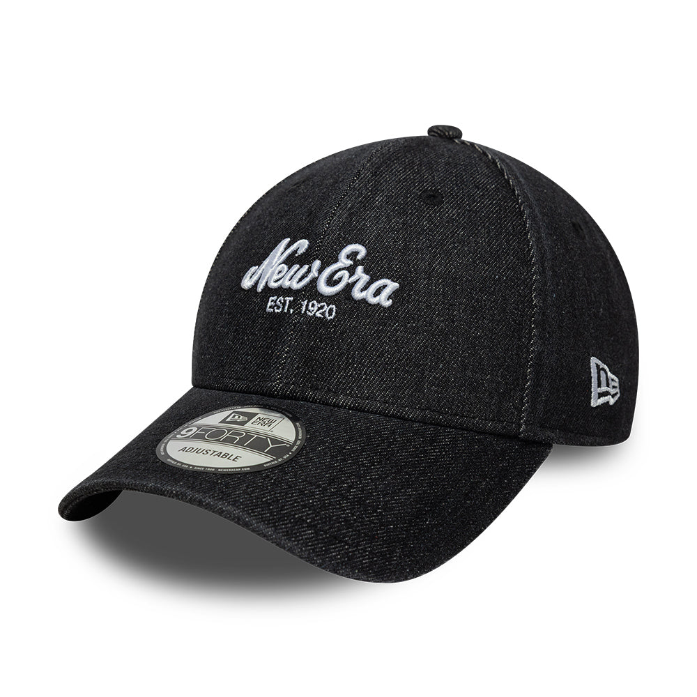 Casquette 9FORTY en Denim noir NEW ERA