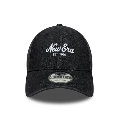 Casquette 9FORTY en Denim noir NEW ERA