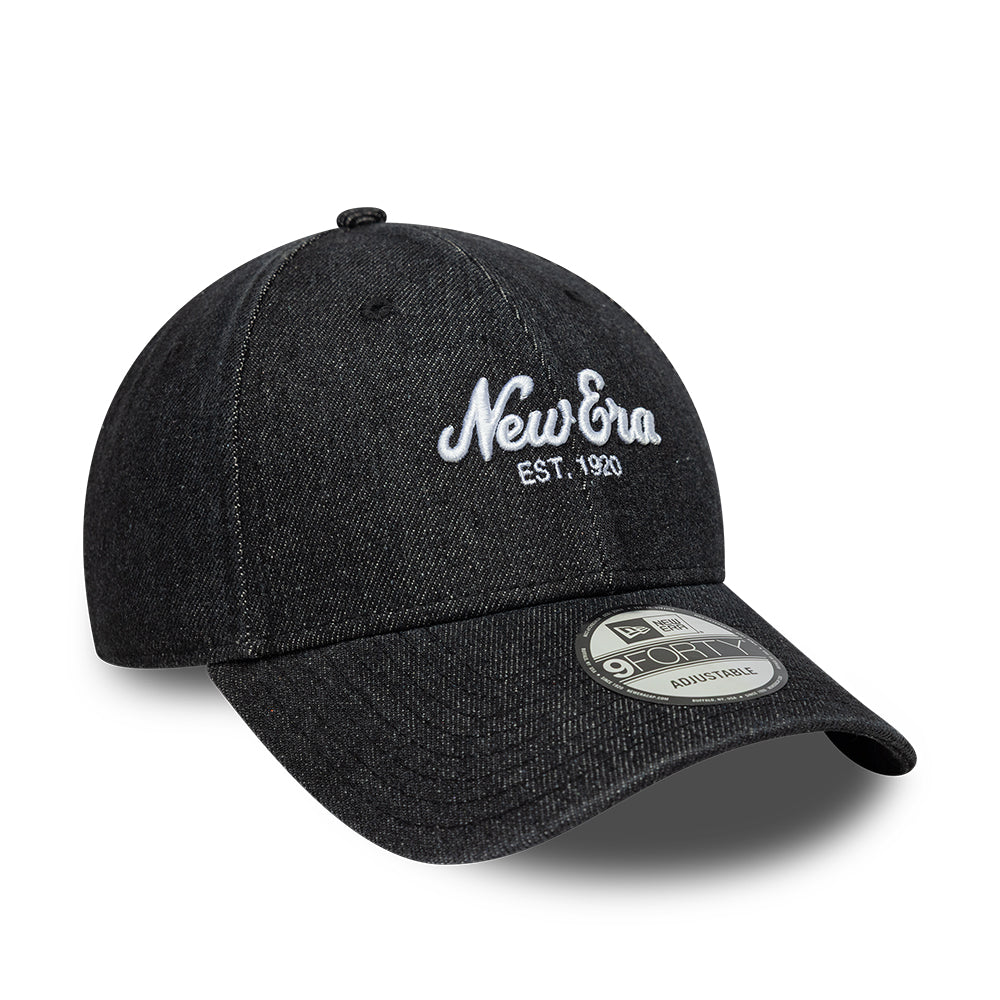 Casquette 9FORTY en Denim noir NEW ERA