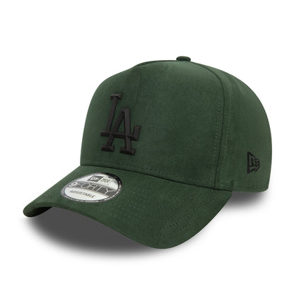 Casquette Snapback 9FORTY MLB Faux Suede A-Frame L.A. Dodgers vert foncé-noir NEW ERA