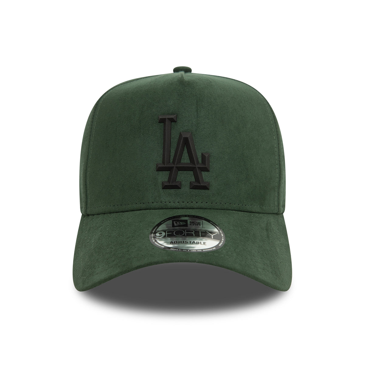 Casquette Snapback 9FORTY MLB Faux Suede A-Frame L.A. Dodgers vert foncé-noir NEW ERA