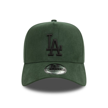 Casquette Snapback 9FORTY MLB Faux Suede A-Frame L.A. Dodgers vert foncé-noir NEW ERA