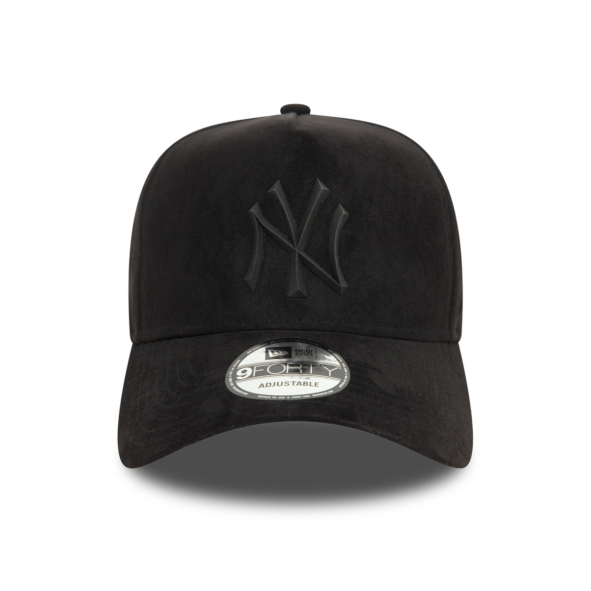 Casquette Snapback 9FORTY MLB Faux Suede A-Frame New York Yankees noir sur noir NEW ERA