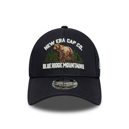 Casquette Trucker 9FORTY M-Crown Outdoor Graphic A-Frame bleu marine NEW ERA