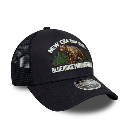 Casquette Trucker 9FORTY M-Crown Outdoor Graphic A-Frame bleu marine NEW ERA
