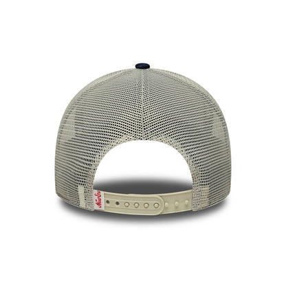 Casquette Trucker 9FORTY Patch Denim A-Frame bleu foncé NEW ERA