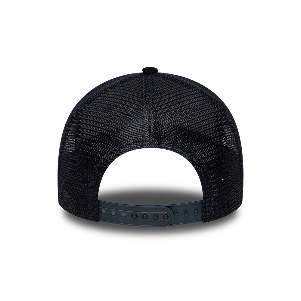 Casquette Trucker 9FORTY MLB Tonal Cord A-Frame New York Yankees bleu marine sur bleu marine NEW ERA
