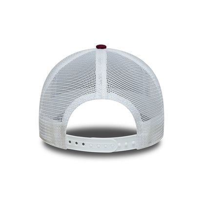 Casquette Trucker 9FORTY MLB League Essential A-Frame Athletics bordeaux-blanc NEW ERA