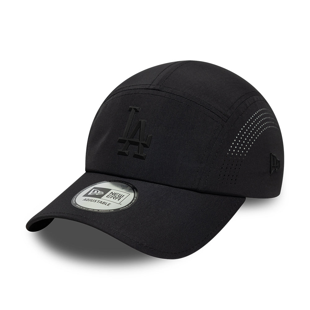Casquette 5 Panel L.A. Dodgers MLB Tech Midi Runner noir sur noir NEW ERA