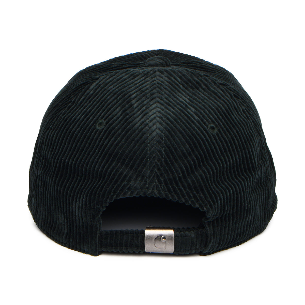 Casquette en Velours Côtelé Harlem forêt foncé-blanc CARHARTT WIP
