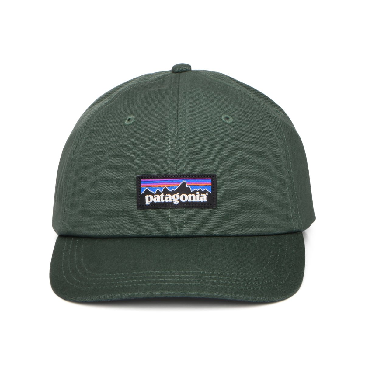 Casquette en Coton Bio P-6 Label Trad vert sapin PATAGONIA