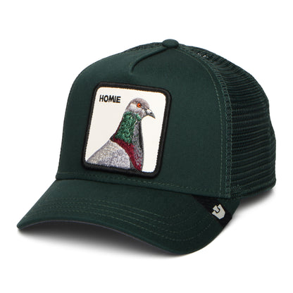 Casquette Trucker Homie Pigeon vert foncé GOORIN