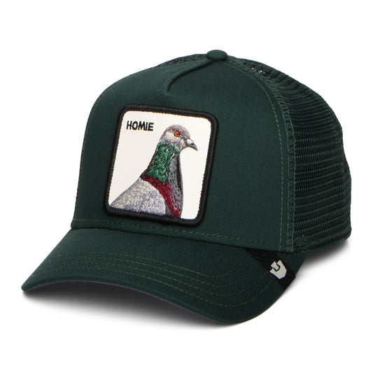 Casquette Trucker Homie Pigeon vert foncé GOORIN