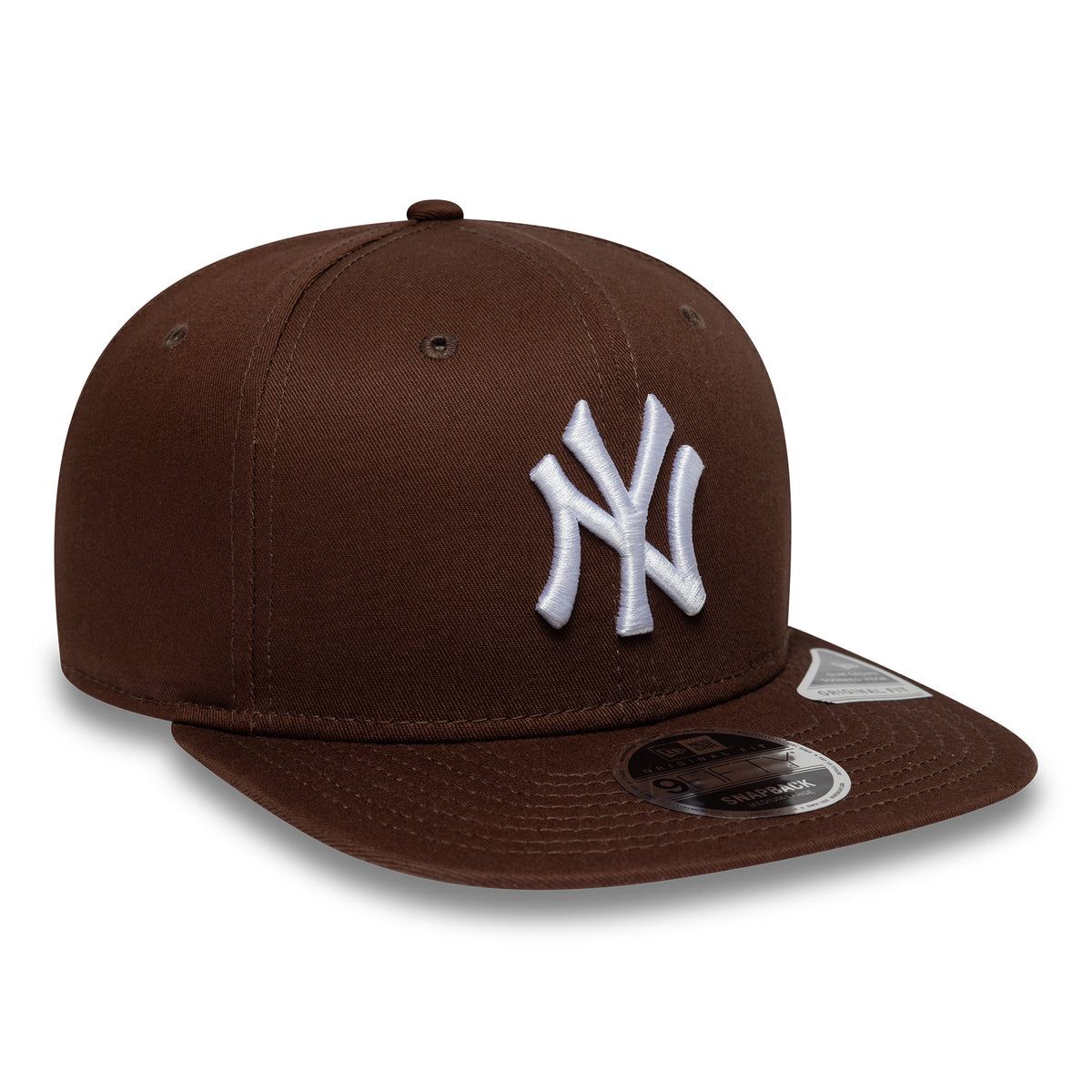Casquette Snapback 9FIFTY New York Yankees MLB League Essential Original Fit chocolat-blanc NEW ERA