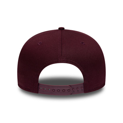 Casquette Snapback 9FIFTY New York Yankees MLB League Essential Original Fit bordeaux-blanc NEW ERA
