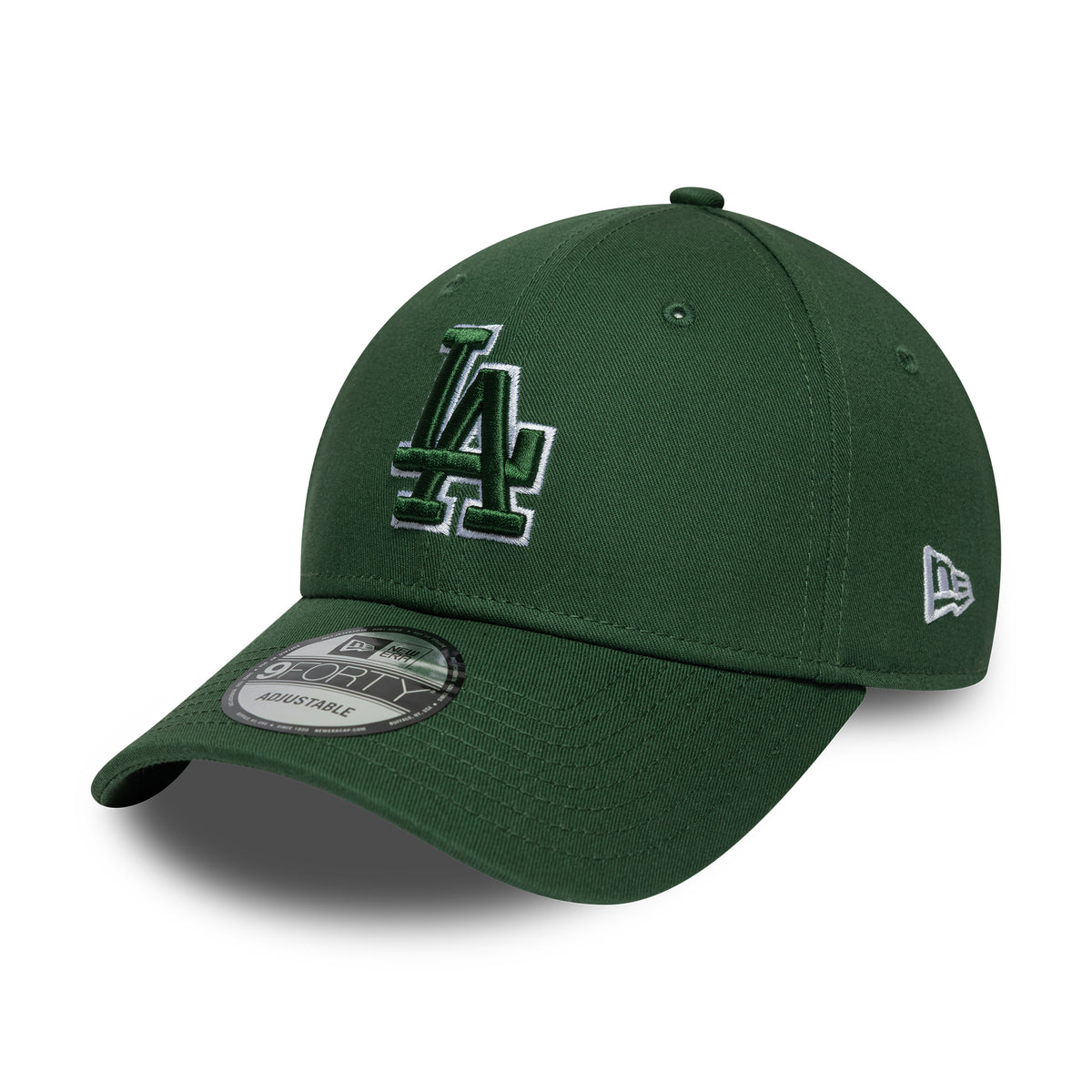 Casquette 9FORTY MLB Team Outline L.A. Dodgers vert foncé-blanc NEW ERA