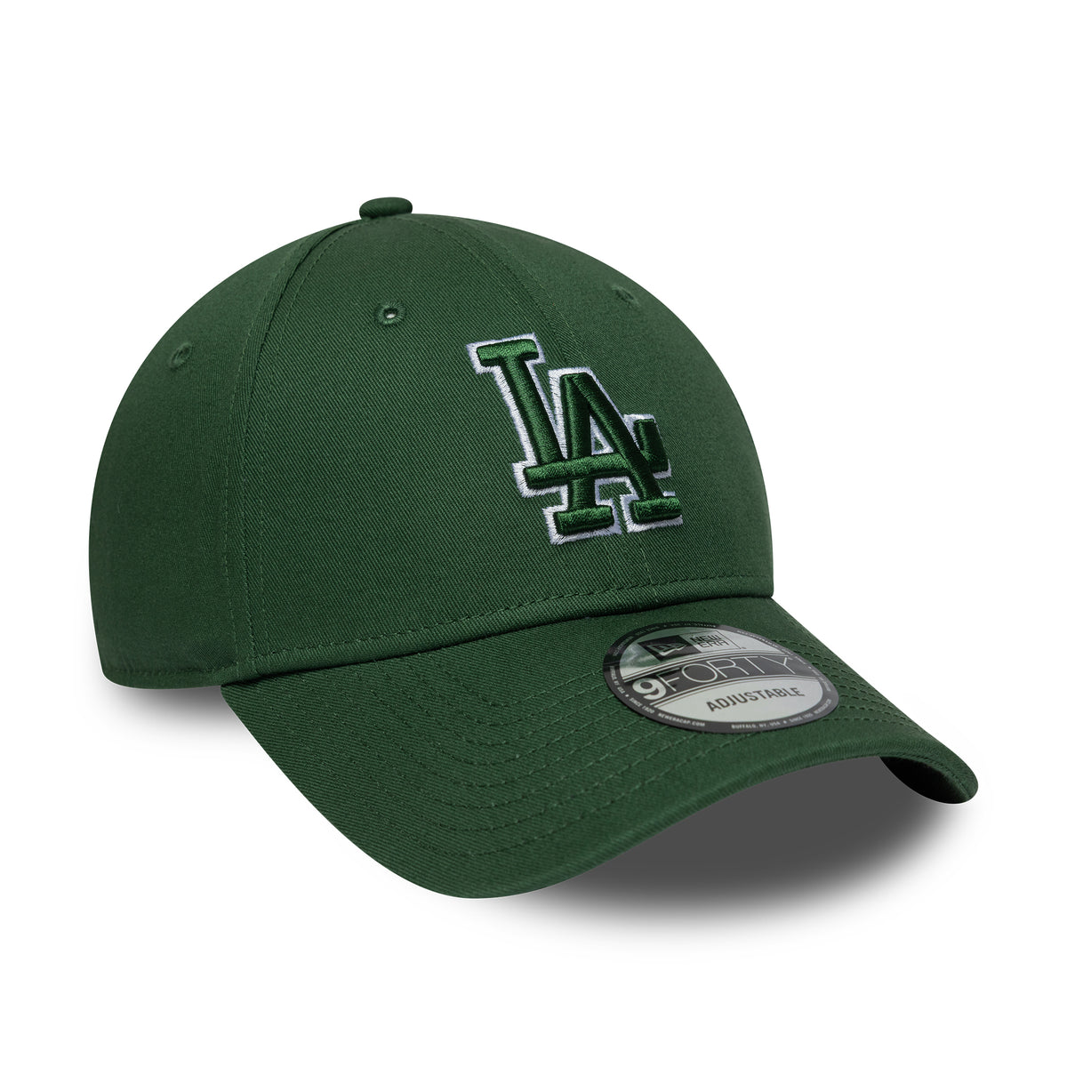 Casquette 9FORTY MLB Team Outline L.A. Dodgers vert foncé-blanc NEW ERA