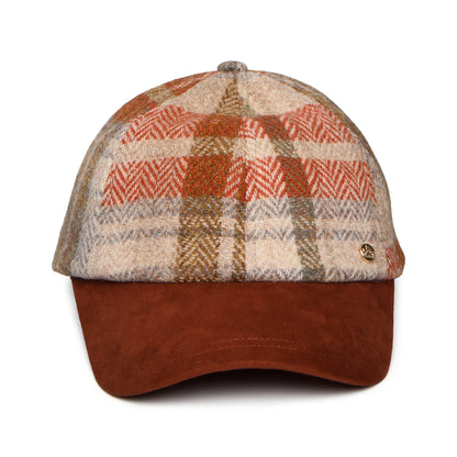Casquette en HARRIS TWEED rouille-avoine FAILSWORTH
