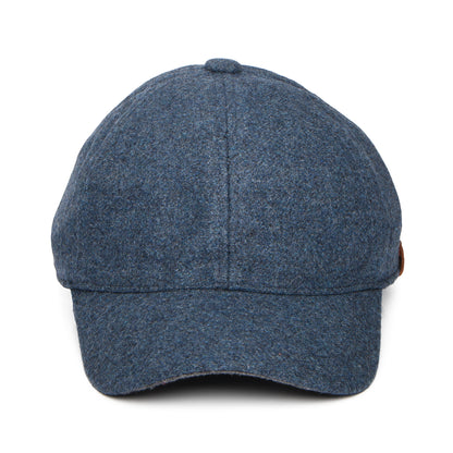 Casquette en Melton Italien Rico bleu denim FAILSWORTH