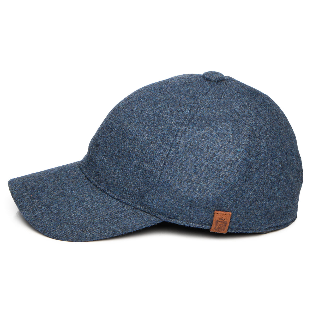 Casquette en Melton Italien Rico bleu denim FAILSWORTH
