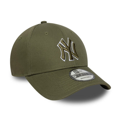 Casquette 9FORTY MLB Pop Outline New York Yankees olive NEW ERA