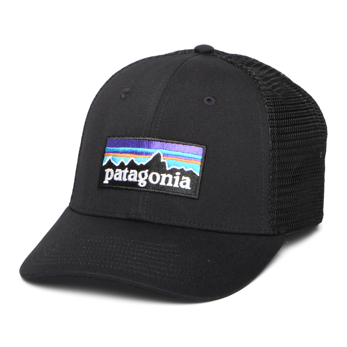 Casquette Trucker en Coton Bio LoPro P-6 Logo noir PATAGONIA