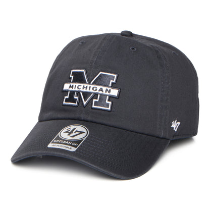 Casquette NCAA Clean Up Michigan Wolverines bleu marine délavé 47 BRAND