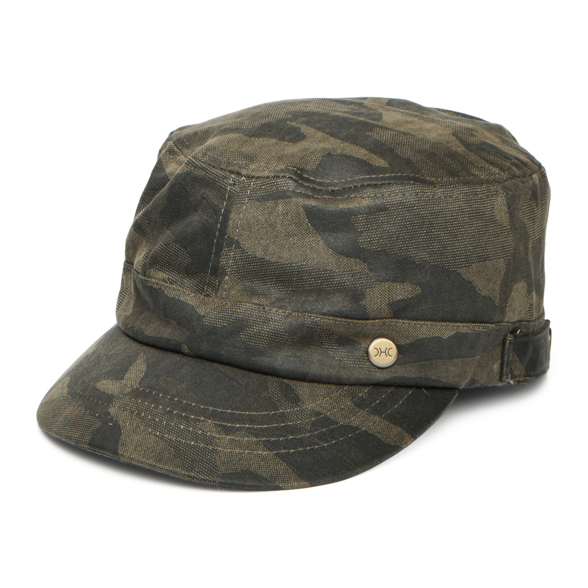 Casquette Militaire en Coton à Effet Usé camouflage DORFMAN PACIFIC