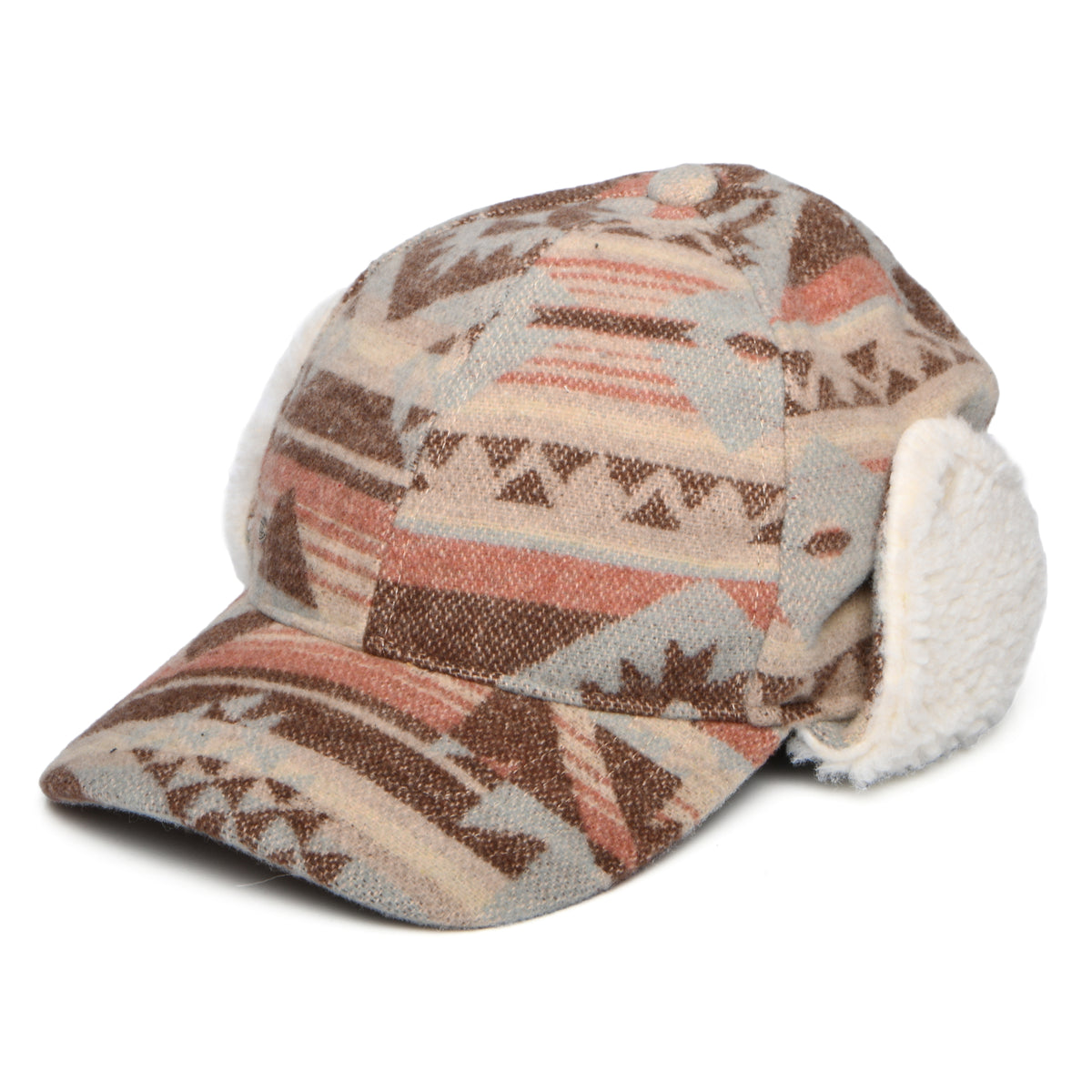 Casquette Avec Protège-Oreilles à Motif Aztèque Sapos chocolat-multi SCALA