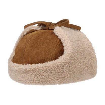 Chapka en Cuir cognac STETSON