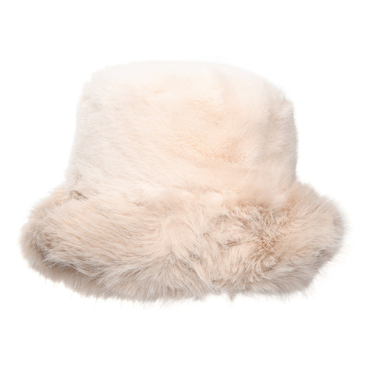 Chapeau Bob en Fausse Fourrure Hiver avoine WHITELEY