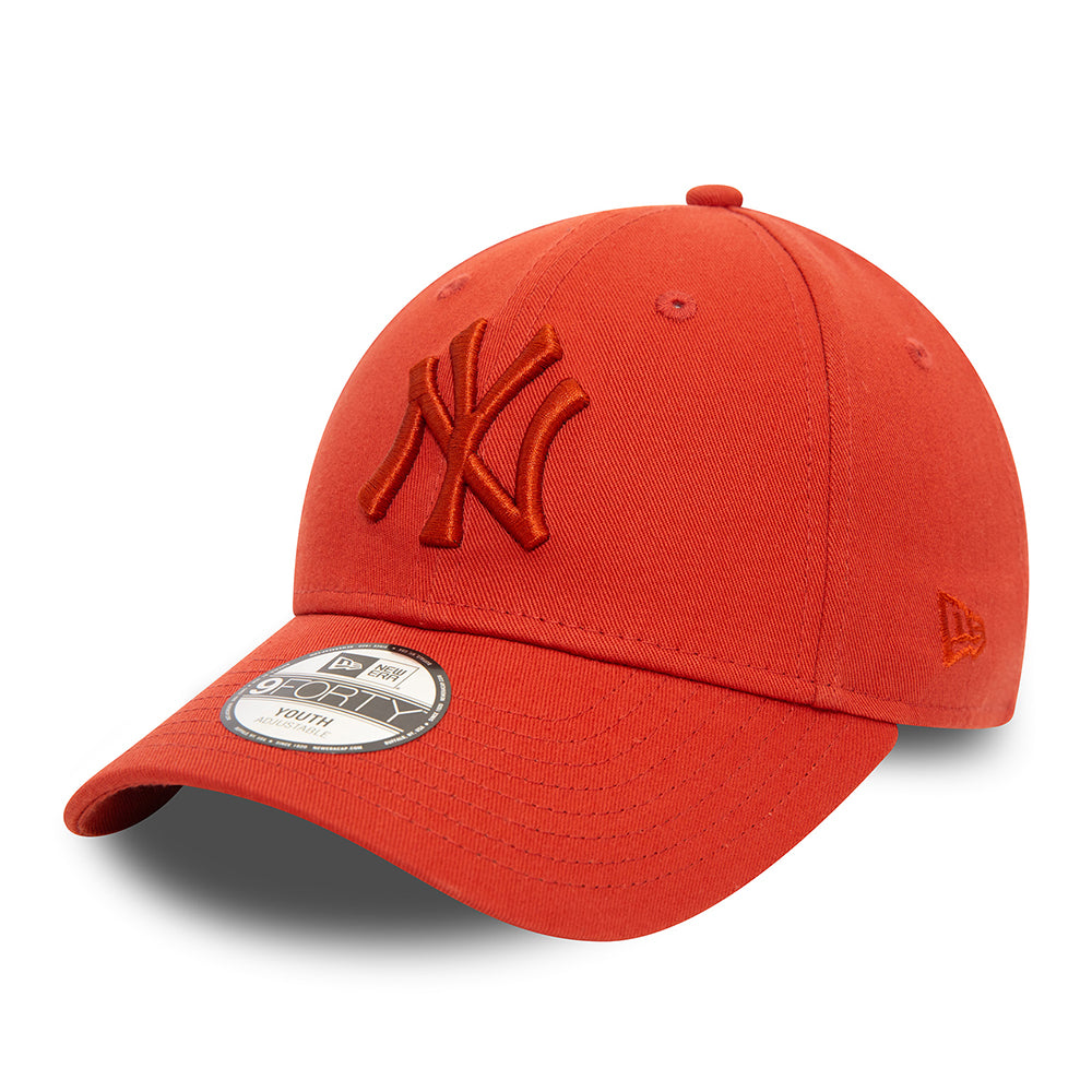 Casquette Enfant 9FORTY MLB League Essential New York Yankees rouille-rouille NEW ERA