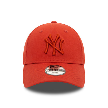 Casquette Enfant 9FORTY MLB League Essential New York Yankees rouille-rouille NEW ERA