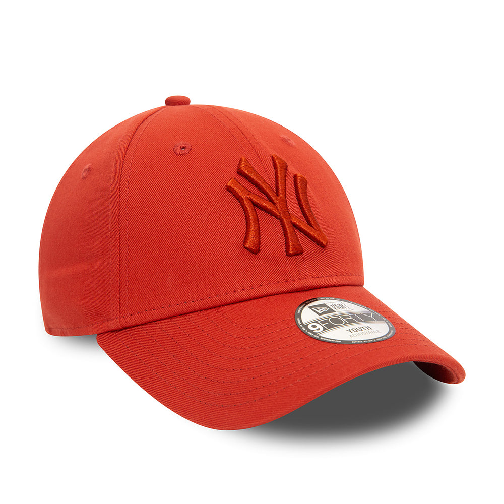 Casquette Enfant 9FORTY MLB League Essential New York Yankees rouille-rouille NEW ERA