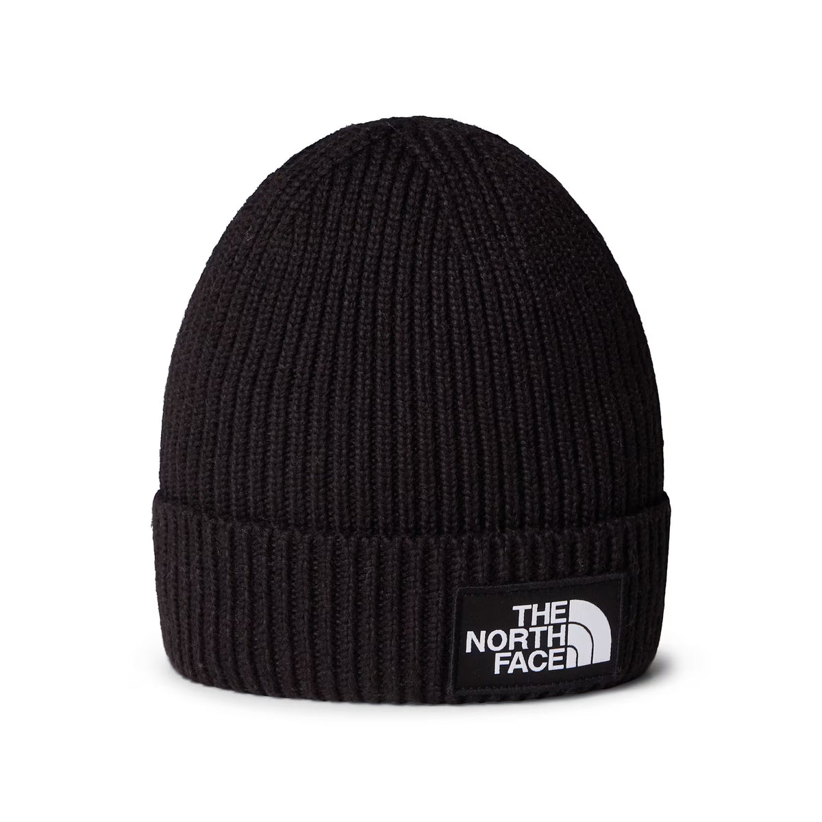 Bonnet Enfant Recyclé à Revers TNF Logo Box noir THE NORTH FACE