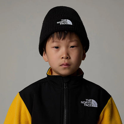 Bonnet Enfant Recyclé à Revers TNF Logo Box noir THE NORTH FACE