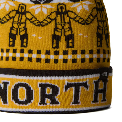 Bonnet à Pompon Enfant Ski Tuke jaune-noir THE NORTH FACE