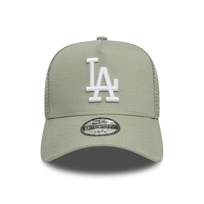 Casquette Trucker Enfant MLB League Essential A-Frame L.A. Dodgers sauge-blanc NEW ERA