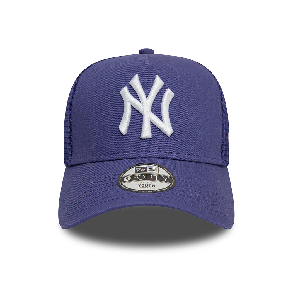 Casquette Trucker Enfant MLB League Essential A-Frame New York Yankees encre-blanc NEW ERA