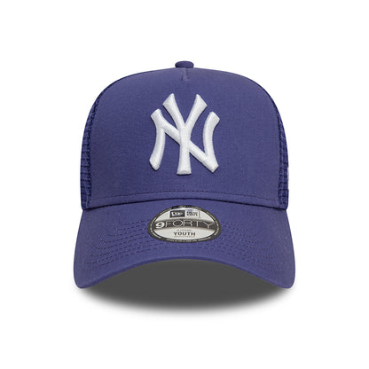 Casquette Trucker Enfant MLB League Essential A-Frame New York Yankees encre-blanc NEW ERA