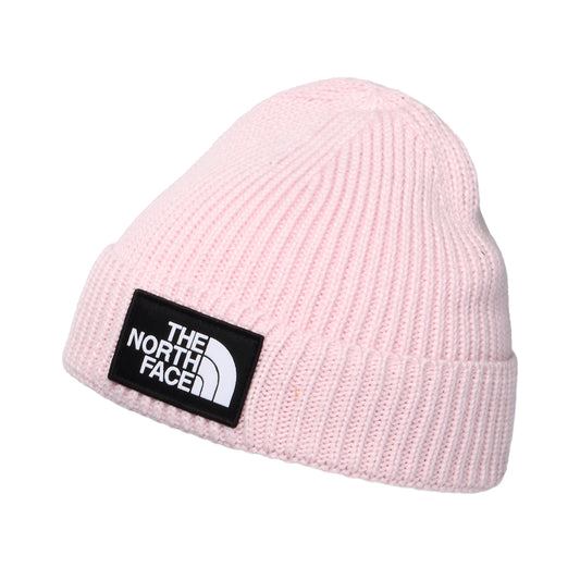 Bonnet Bébé Recyclé à Revers TNF Logo Box rose blush THE NORTH FACE