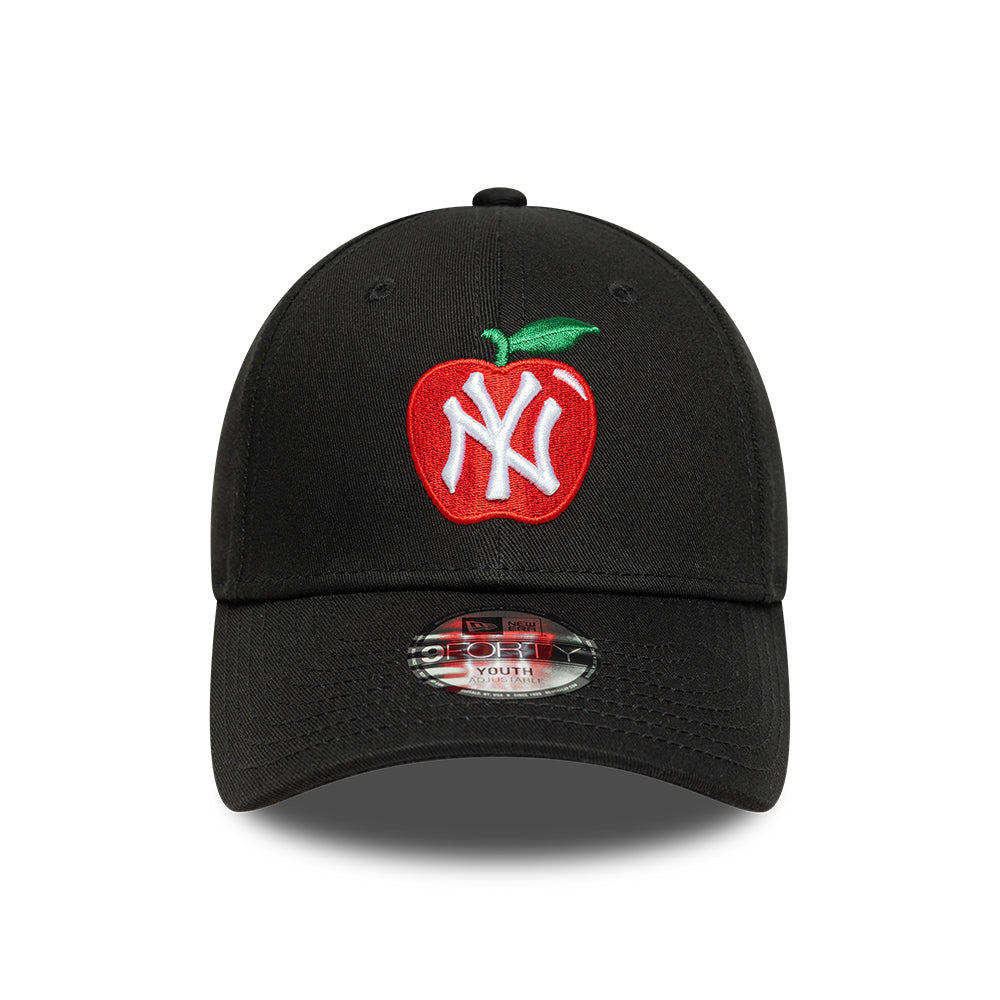 Casquette Enfant 9FORTY New York Yankees MLB Fruit Icon noir NEW ERA
