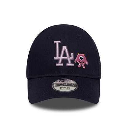 Casquette Enfant 9FORTY MLB Monster Icon L.A. Dodgers bleu marine-rose NEW ERA