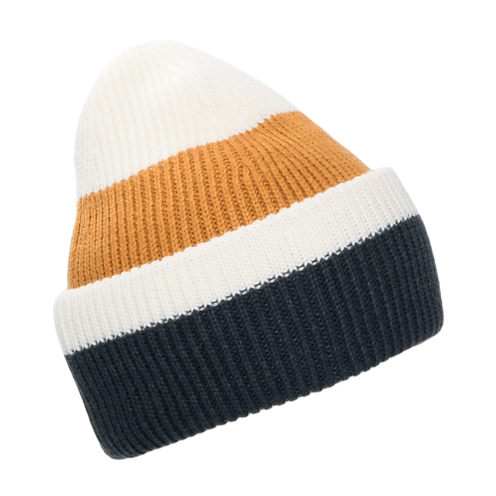Bonnet Ardem ocre-blanc-gris BARTS