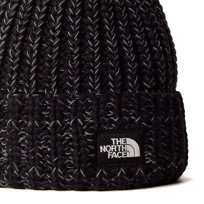 Bonnet à Pompon Cozy Chunky Cabin noir-blanc THE NORTH FACE