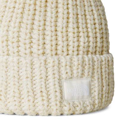 Bonnet à Pompon Cozy Chunky Cabin blanc cassé THE NORTH FACE