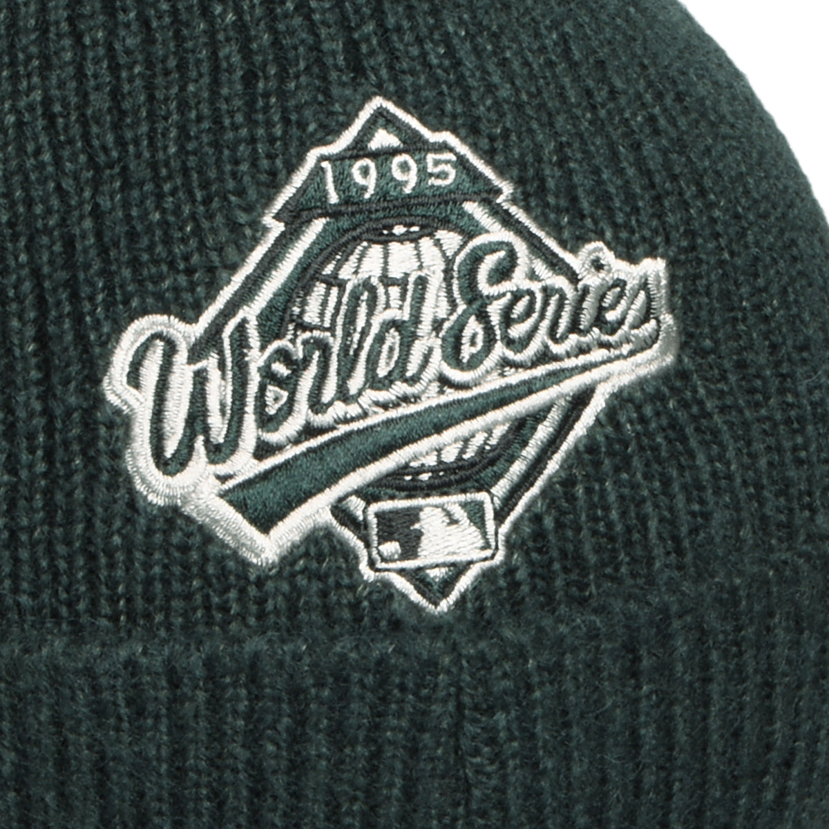 Bonnet MLB World Series Patch à Revers Atlanta Braves vert foncé NEW ERA