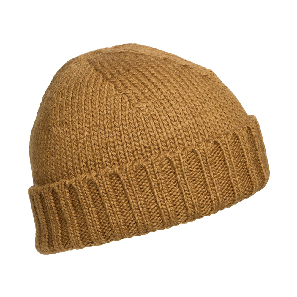 Bonnet Marin en Laine Mérinos beige sable KUSAN